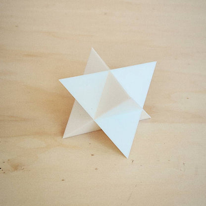 Merkabah (Merkaba) 3D em PLA - Branco