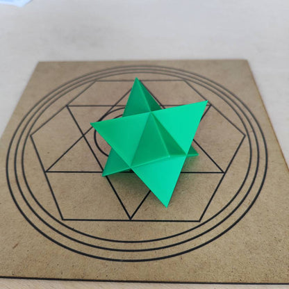 Merkaba 3D - Verde
