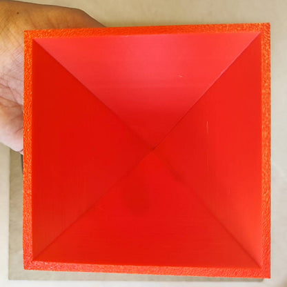 Pirámide 3D - Roja