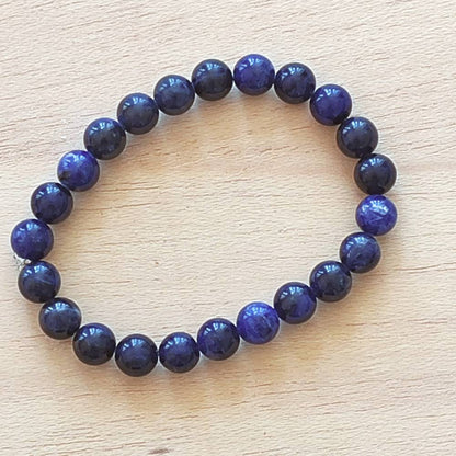 Pulseira de Sodalita – Esferas 8 mm