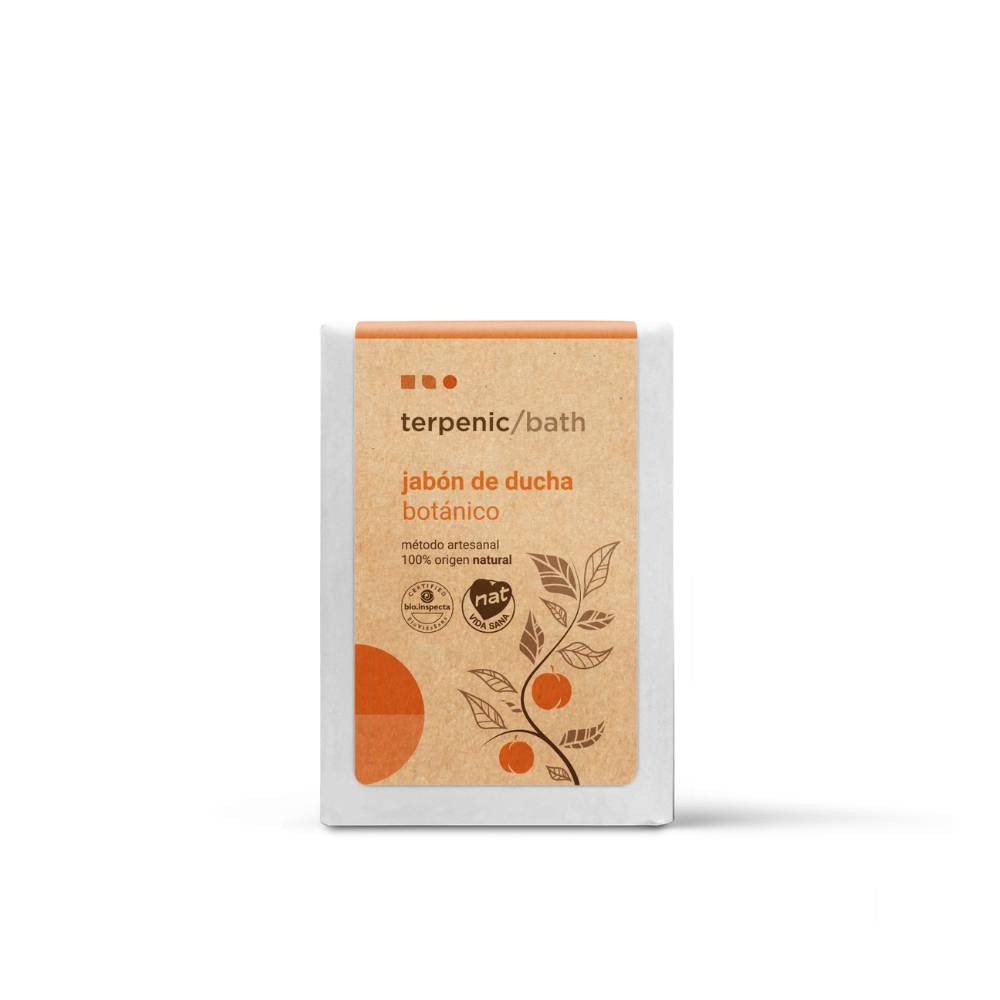 Jabón de ducha botánico: vitalidad y nutrición (100 g)