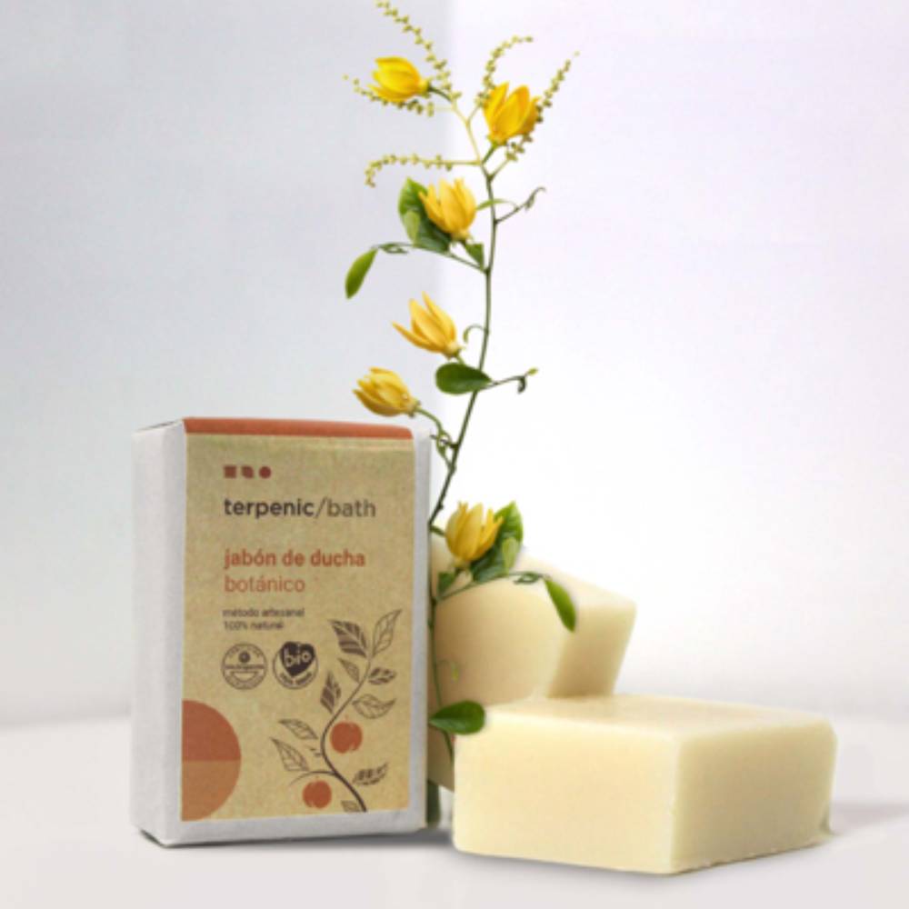 Jabón de ducha botánico: vitalidad y nutrición (100 g)