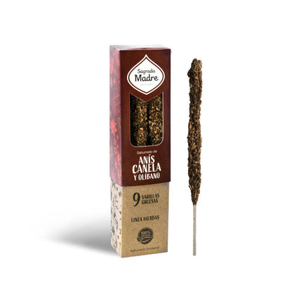 Incenso Natural de Canela, Anis e Olíbano – Sagrada Madre