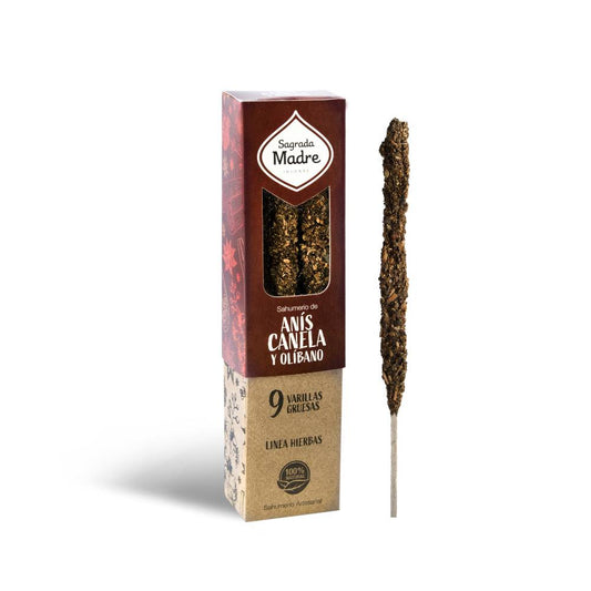 Incenso Natural de Canela, Anis e Olíbano – Sagrada Madre