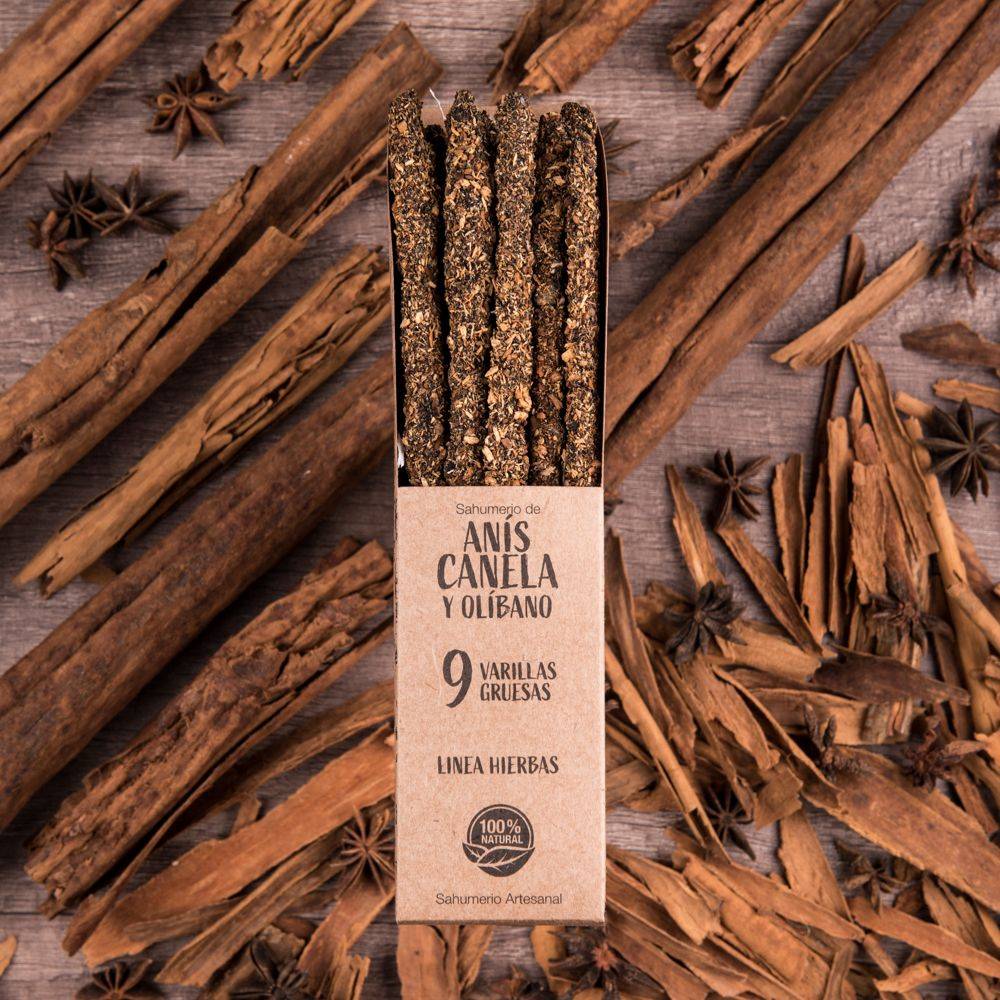 Incenso Natural de Canela, Anis e Olíbano – Sagrada Madre