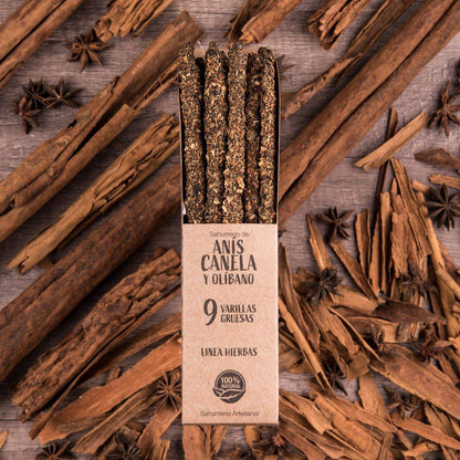 Incenso Natural de Canela, Anis e Olíbano – Sagrada Madre
