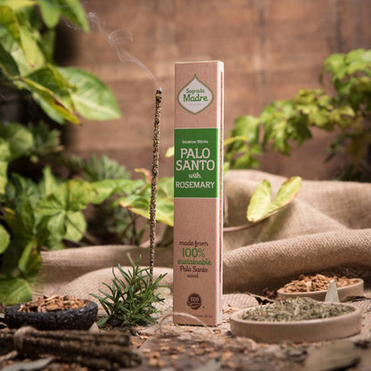Incenso Natural de Pau Santo e Alecrim – Sagrada Madre