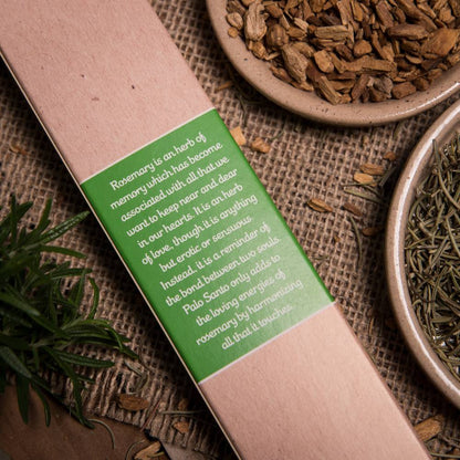 Incenso Natural de Pau Santo e Alecrim – Sagrada Madre