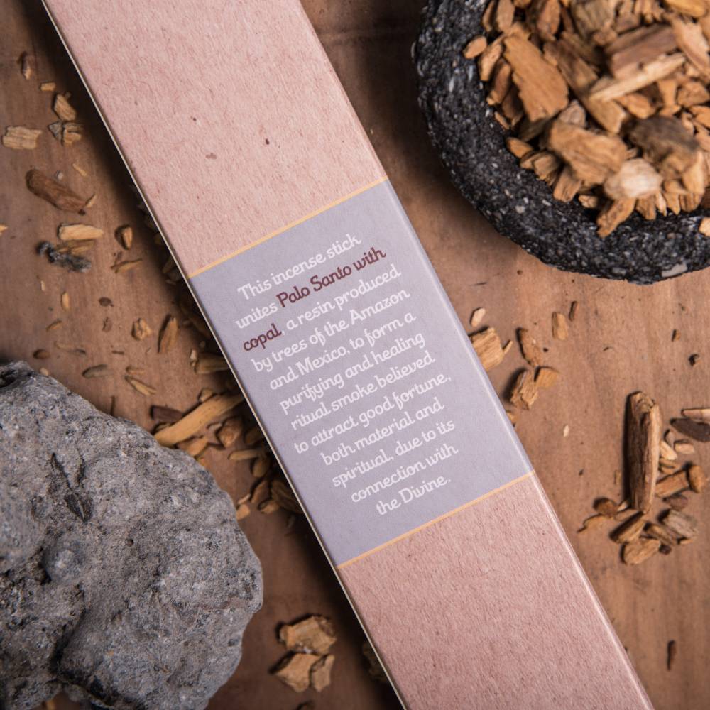 Incenso Natural de Pau Santo e Copal – Sagrada Madre
