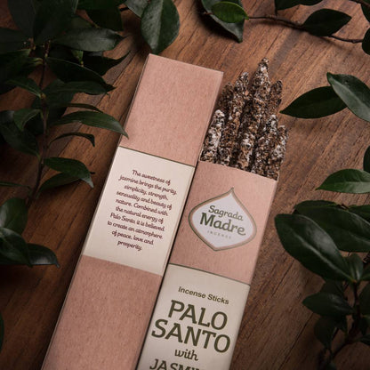 Incenso Natural de Pau Santo e Jasmim – Sagrada Madre