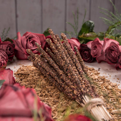 Incenso Natural de Pau Santo com Rosas  – Sagrada Madre