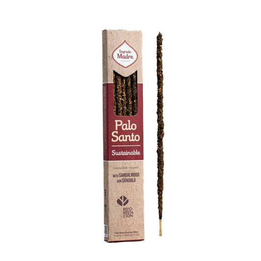Incenso Natural de Pau Santo e Sândalo – Sagrada Madre