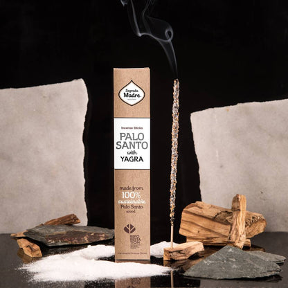 Incenso Natural de Pau Santo e Yagra – Sagrada Madre