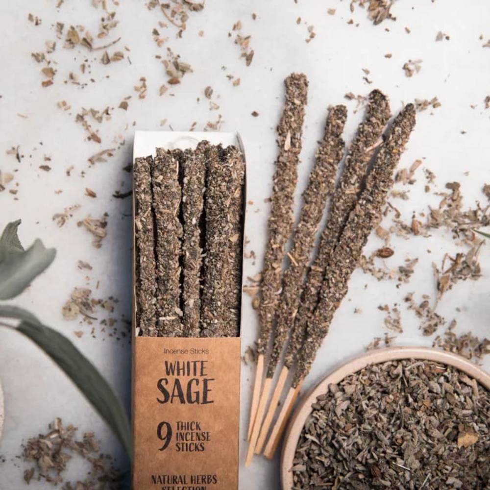 Incenso Natural de Sálvia Branca e Copal – Sagrada Madre