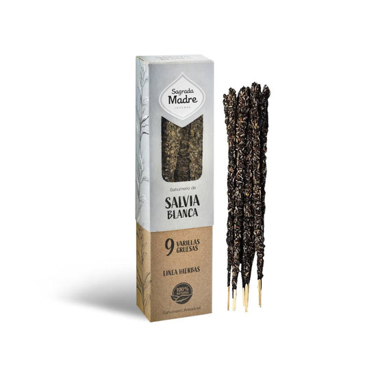 Incenso Natural de Sálvia Branca e Copal – Sagrada Madre