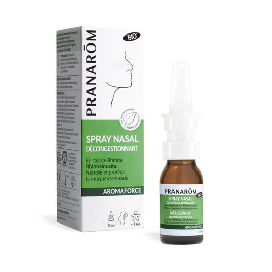 Aromaforce Nasal Spray - Descongestionante nasal orgánico (15 ml)