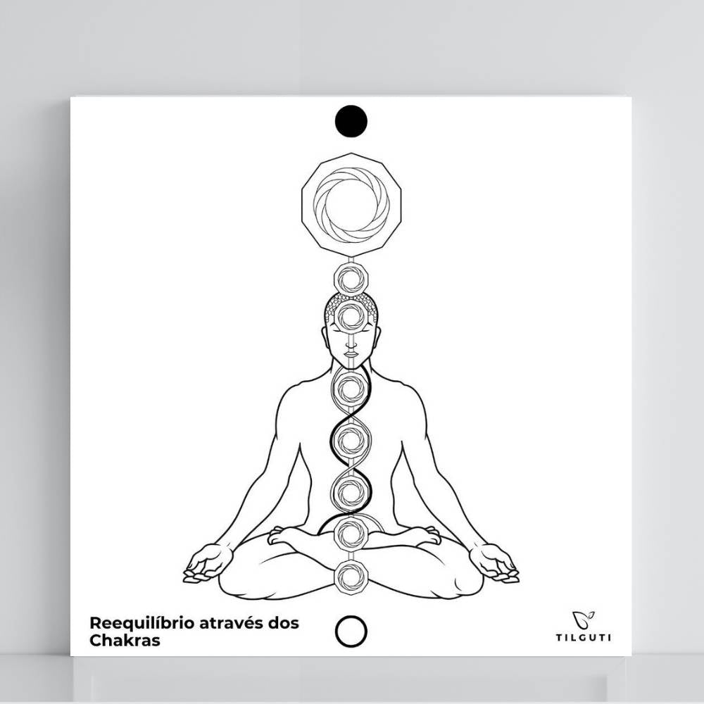 139. Reequilíbrio através dos Chakras | Gráfico Radiestésico em PVC