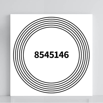 Gráfico Radiestésico Harmonia Familiar em PVC branco 21x21 cm – Produção própria TILGUTI Portugal.