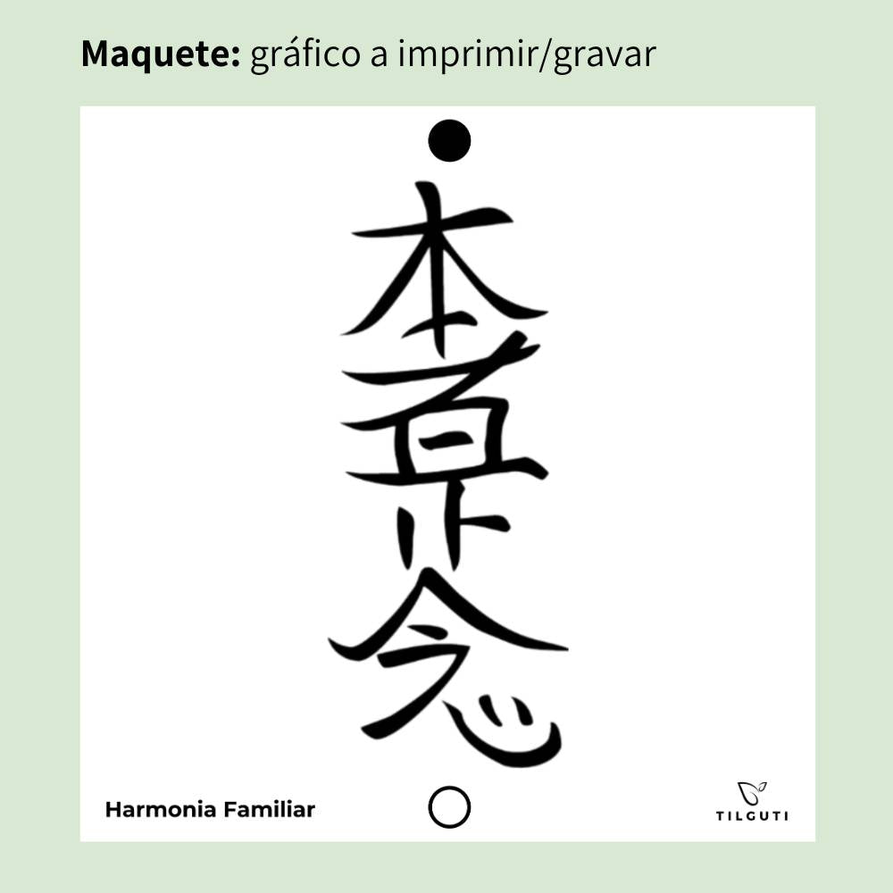 Gráfico Radiestésico Hon Sha Ze Sho Nen em MDF Lacado branco – Variante Iniciante com Norte de Forma – disponível em 15x15, 17x17, 21x21 e 23x23 cm – TILGUTI.