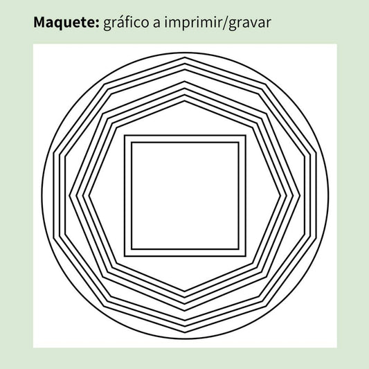 173. Limpeza e Recarga | Gráfico Radiestésico em MDF Lacado