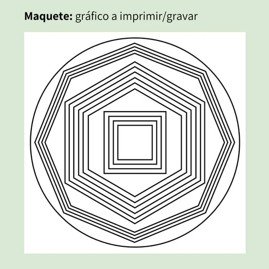 174. Regeneração da Aura | Gráfico Radiestésico em MDF Lacado