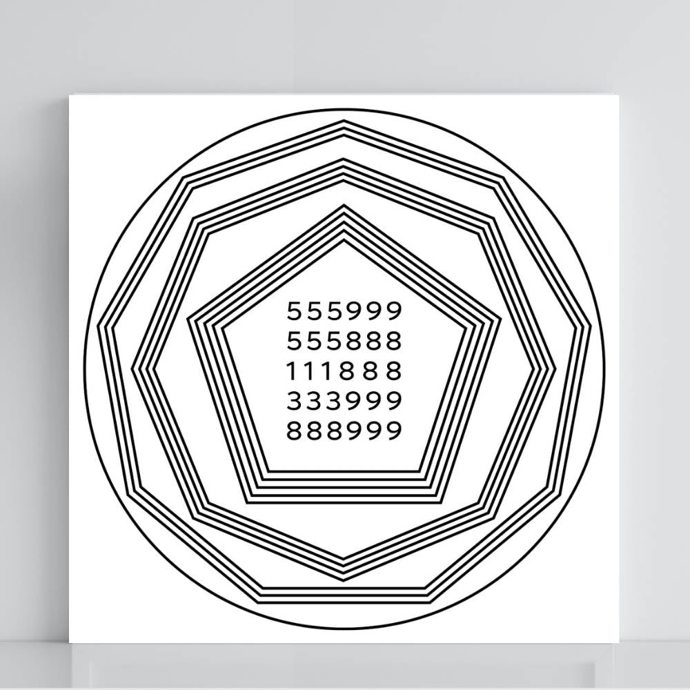 138. Antigripe | Tabla radiestésica de PVC