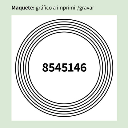 Maquete do Gráfico Radiestésico Harmonia Familiar que será gtavado a laser em MDF Lacado branco – disponível em 15x15, 17x17, 21x21 e 23x23 cm – Produção própria TILGUTI.