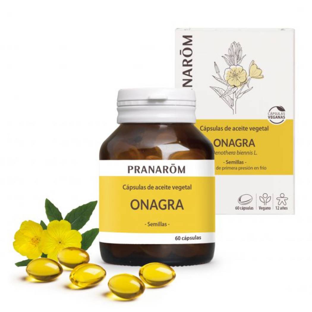 Cápsulas - Aceite vegetal de onagra, 750 ml, 60 cápsulas