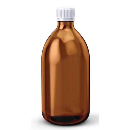 Botella ámbar de boca ancha (1000 ml)
