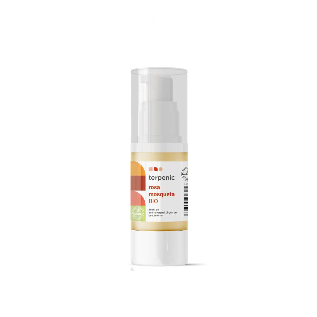 Óleo Vegetal Rosa Mosqueta Virgem BIO - Embalagem Airless (30ml)