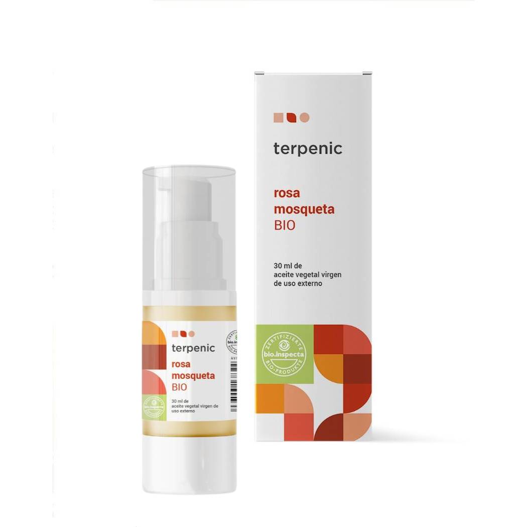 Óleo Vegetal Rosa Mosqueta Virgem BIO - Embalagem Airless (30ml)